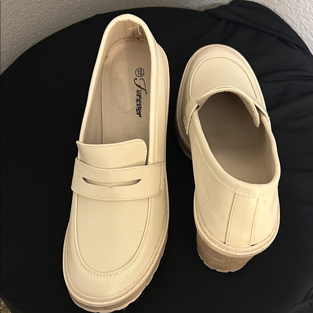 Cream Women's Loafers